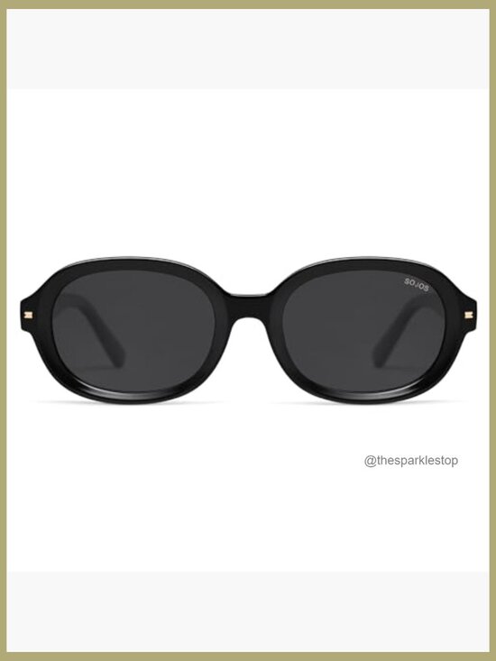 Retro Oval Round Polarized Sunglasses with UV400 TAC Lenses main image 4